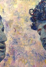 Brendan Behan and Lucien Freud